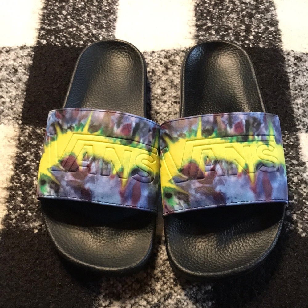 Vans tie dye slides M9